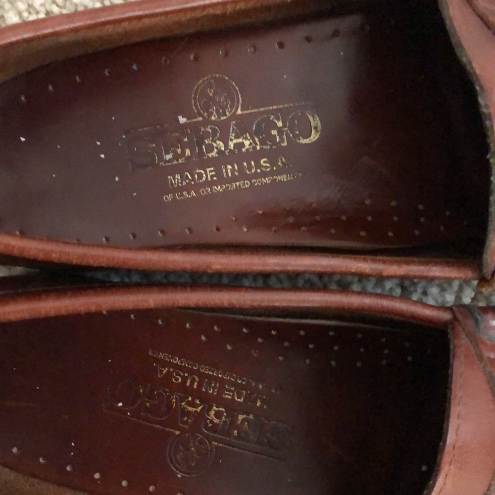 Sebago Brown Leather Loafers - Picture 4 of 13